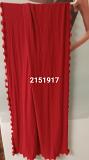 Scarf Red Jersey Pom Pom Fancy Dupatta Chunni Stole #2151917